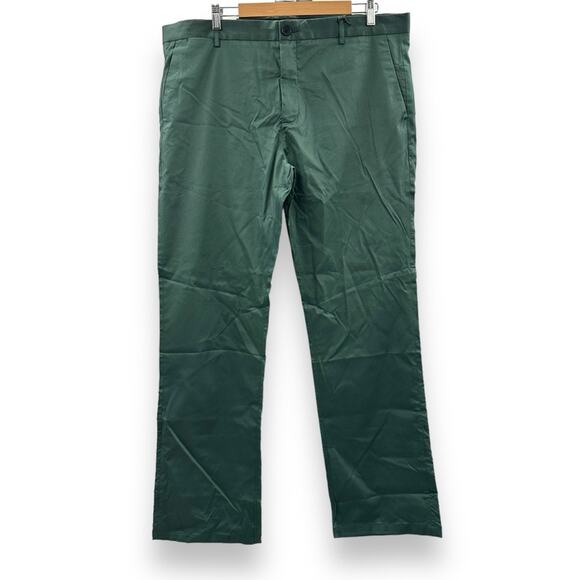 7 Diamonds Performance Parker Straight Fit Pants in Sea Blue Sz 38 x 34 NEW - Picture 1 of 7